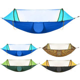 Anti-flip Safety Camping Hammock Double Portable Hammocks with Mosquito/Bug