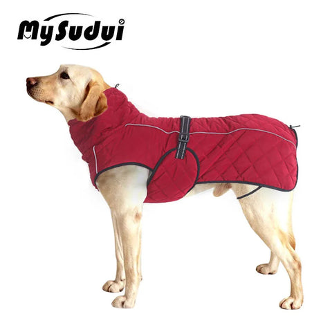 Pet Dog Clothes Winter Down Jacket For Medium Large Dogs Outdoor Warm Dog Coats Jackets