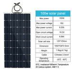 DGSUNLIGHT 100w 200w 12v portable Solar Panel Flexible 16V 800W plate