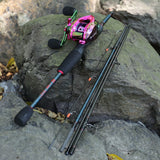 Sougayilang Fishing Rod and Reel Set 5 Section Carbon Rod