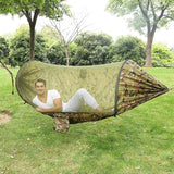 Anti-flip Safety Camping Hammock Double Portable Hammocks with Mosquito/Bug