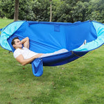 Anti-flip Safety Camping Hammock Double Portable Hammocks with Mosquito/Bug