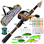 WESTBASS 2.1m Fishing Rod And Reel Combo Telescopic Portable Ultralight Rod