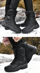 New Warm Plush Snow Boots Men Lace Up Casual High Top Men's Boots