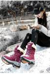 New Winter Women Boots High Quality Keep Warm Mid-Calf Snow Boots Women Lace-up