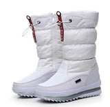 Women Snow Boots Platform Winter Boots Thick Plush Waterproof Non-slip