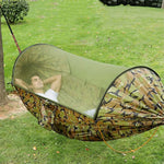 Anti-flip Safety Camping Hammock Double Portable Hammocks with Mosquito/Bug