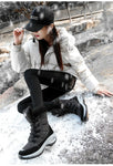 New Winter Women Boots High Quality Keep Warm Mid-Calf Snow Boots Women Lace-up