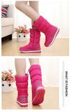 Women Snow Boots Platform Winter Boots Thick Plush Waterproof Non-slip