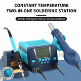 BAKON 2-in-1 High Power Soldering Station Electric Soldering Iron Hot Air Gun