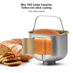 Biolomix Stainless Steel 1KG 19-in-1 Automatic Bread Maker 650W