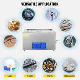 VEVOR 1.3L 2L 3L 6L 10L 15L 22L 30L Ultrasonic Cleaner Lave-Dishes Portable Washing Machine