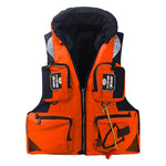 Professional Fishing Life Vest Multi-pocket Detachable Large Buoyancy Assist Comfortable