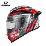 SOMAN Motorcycle Helmet Full face helmet Off-road Racing