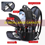 Waterproof 20 Inch Laptop Backpacks USB Charging School Bag