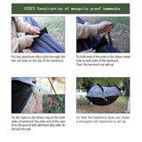 Portable Camping Mosquito Net Hammock Outdoor Garden Travel Sleeping Hanging Hammocks