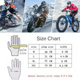 High Quality Genuine Leather Men's Motorcycle Gloves Breathable