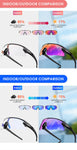 SCVCN Cycling Sunglasses Photochromic Man Glasses UV400 Bicycle MTB Eyewear Outdoor