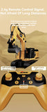 RC Excavator Dumper Car 2.4G Remote Control Alloy Engineering Vehicle Crawler