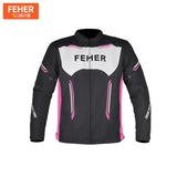 FEHER Youth Motorcycle Jacket 7 CE Protective Winter Warm Removable Inner Liner