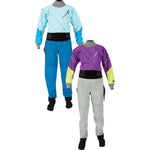 Women's Kayaking Drysuits 3 Layers Waterproof Material Fabric