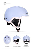 COPOZZ Ski Helmet Half-covered Anti-impact Skiing Helmet