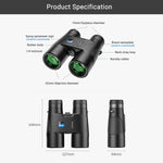 Portable Auto-Focus Binoculars 10X 42mm Objective Lens Binoculars