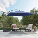 Grand patio 10x10 FT Patio Offset Umbrella Large Square Aluminum Cantilever Umbrella