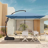 Grand patio 10x10 FT Patio Offset Umbrella Large Square Aluminum Cantilever Umbrella