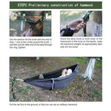 Portable Camping Mosquito Net Hammock Outdoor Garden Travel Sleeping Hanging Hammocks