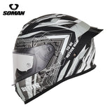 SOMAN Motorcycle Helmet Full face helmet Off-road Racing