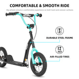 JOYSTAR Kick Scooter for Kids 5+, Lightweight, Adjustable Handlebar 12"