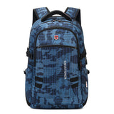 New Waterproof 17.3 Inch Laptop Backpack Men USB Charging Swiss Backpack