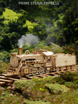 3D Puzzle Movable Steam Train Car ,Jeep Assembly Toy Gift for Children