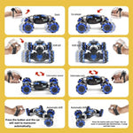 Stunt Car Gesture Sensing Stunt Twist Remote Control Car Toy