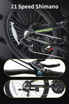 500W Electric Bike 12.8AH 23Mph Aluminum Alloy Ebike