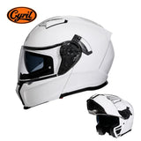 Motorcycle Helmet Dual Visor Modular Flip up Full Face Helmet