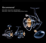 Noeby Infinite Power Spinning Fishing Reel 5000H 8000H 10000H Aluminum Max Drag