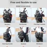 Camouflage Lure Fishing Bags Multi-functional Backpack Outdoor Sports Large Capacity