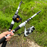 2024 New Lure Fishing Rod Set 1.5-2.4m Carbon Fiber Fishing Rod