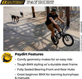 Pay dirt - 20-Inch Freestyle BMX for Beginners Durable Frame