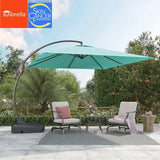 Grand patio 10x10 FT Patio Offset Umbrella Large Square Aluminum Cantilever Umbrella