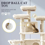 68 Inches Cat Tree Cat Tree House and Towers for Large Cat