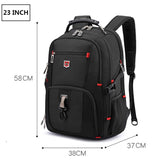 Waterproof 20 Inch Laptop Backpacks USB Charging School Bag