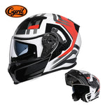 Motorcycle Helmet Dual Visor Modular Flip up Full Face Helmet