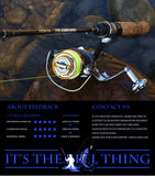 2024 New Lure Fishing Rod Set 1.5-2.4m Carbon Fiber Fishing Rod