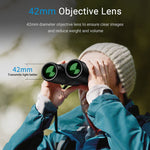 Portable Auto-Focus Binoculars 10X 42mm Objective Lens Binoculars