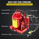 Bottle 50 T Car  Hydraulic Floor Jack 110000LBS with Manual Hand Pump