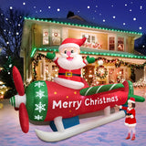 Christmas Santa Claus Inflatable Decoration for Home Outdoor Xmas