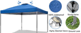 10x10 Outdoor Pop-Up Canopy Tent Easy Set-up Straight Leg Folding Instant Shelter